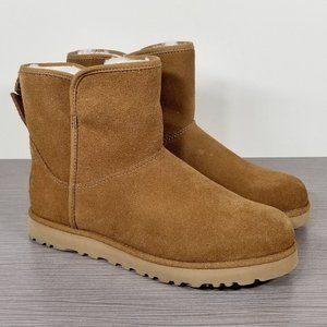 UGG Cory II Genuine Shearling Lined Boot, Chestnut Suede, Womens Size 6 US / 37